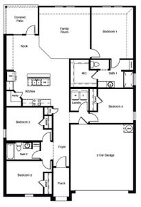 D.R. Horton's Glendale floorplan - All Home and community information, including pricing, included features, terms, availability and amenities, are subject to change at any time without notice or obligation. All Drawings, pictures, photographs, video, square footages, floor plans, elevations, features, colors and sizes are approximate for illustration purposes only and will vary from the homes as built.