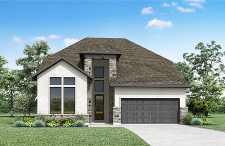 New construction Single-Family house 100 Blackberry Cv, Georgetown, TX 78628 plan Wimberley - image