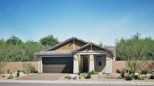 New construction Single-Family house 17316 N Del Mar Ave, Maricopa, AZ 85138 plan Hamlet Plan 3572 - image