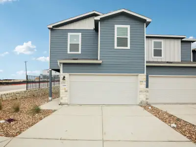 New construction Townhouse house 12814 Summer Village Dr, Buda, TX 78610 plan The Waterloo (175E) - image