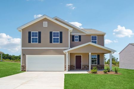 New construction Single-Family house 124 Sundance Ct, Lizella, GA 31052 plan Essex - image
