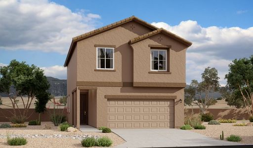 New construction Single-Family house 7845 S Crested Spring Dr, Tucson, AZ 85757 plan Lantana - image