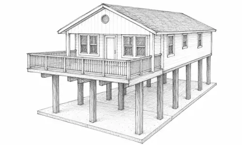 New construction Single-Family house 314 Surf Dr, Surfside Beach, TX 77541 - image