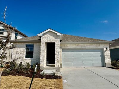 New construction Single-Family house 129 Holmby Dr, Hutto, TX 78634 plan The Hughes (841) - image
