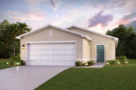 New construction Single-Family house 2073 Golden Beak Dr, Eagle Lake, FL 33839 plan Sanibel - image