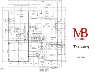 New construction Single-Family house 1218 Red Cedar Ct, Youngsville, NC 27596 Lenny- photo 0