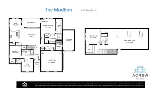 New construction Single-Family house 1717 Dixon Grove Ln, Unit 31), Grimesland, NC 27837 plan Madison - image 3