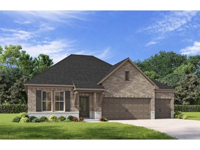 New construction Single-Family house 602 San Marcos Trl, Dayton, TX 77535 plan The Laurel M with 3-Car Garage - image