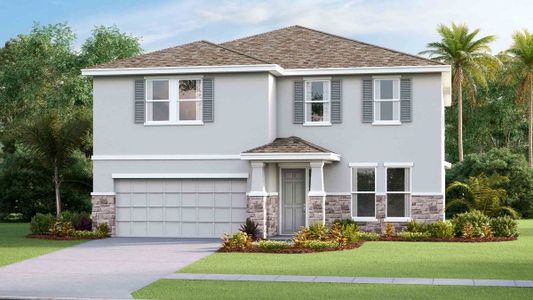 New construction Single-Family house 17430 Pleasantview Blvd, Land O' Lakes, FL 34638 null- photo 0