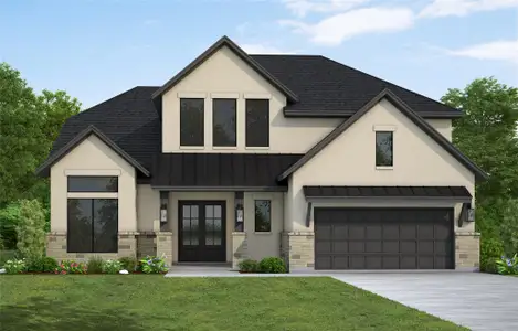 New construction Single-Family house 308 Lightstone Dr, Georgetown, TX 78633 plan The Asher X - image