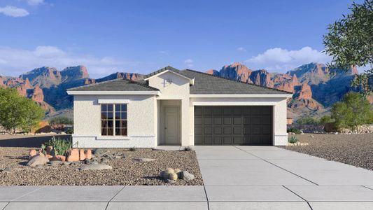 New construction Single-Family house 15476 West Desert Hollow Drive, Surprise, AZ 85387 - photo 0