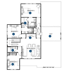 New construction Single-Family house Clover, SC 29710 plan Huntley - image 4