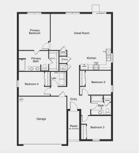 New construction Single-Family house 3054 Crossland Ct, Haines City, FL 33844 plan Plan 1707 Modeled - image 5
