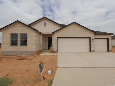 New construction Single-Family house 17442 Buffalo Grass Ln, Elmendorf, TX 78112 plan Ellsworth - image