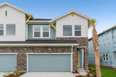 New construction Townhouse house 10037 Element Rd, Jacksonville, FL 32256 Rosamond- photo 0