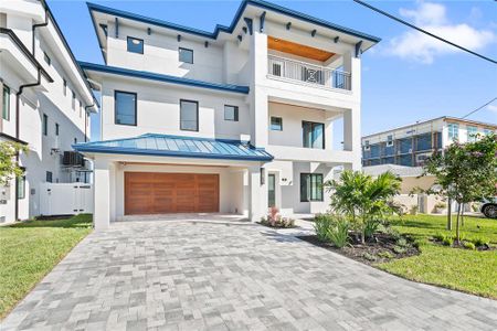 Front of Brand New Custom Home on the water 1 block from St Pete Beach