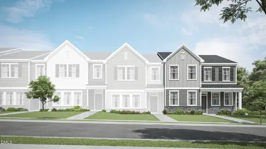 New construction Townhouse house 4206 Artifact Ln, Durham, NC 27703 - image