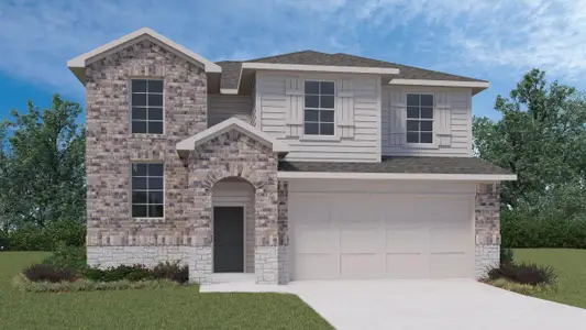 New construction Single-Family house 25524 Farmers Crop Ln, Elgin, TX 78621 plan The Pierce - image