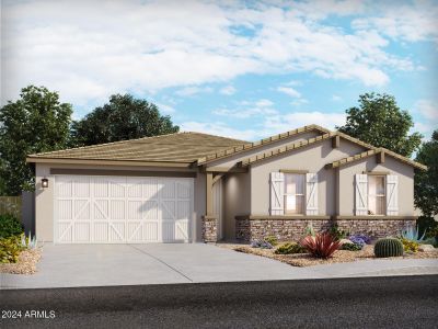 New construction Single-Family house 17713 W Madison Street, Goodyear, AZ 85338 Everett- photo 0