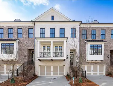 New construction Townhouse house 255 Briscoe Way, Unit 5, Alpharetta, GA 30009 The Chaucer - photo 0