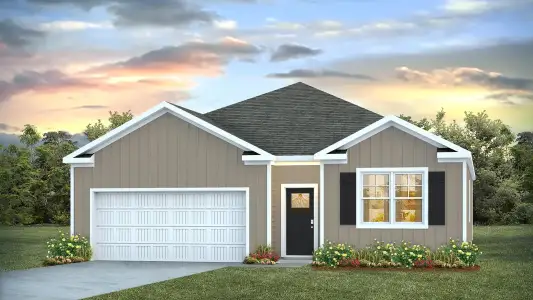 New construction Single-Family house 548 Barrelwood Dr, Jacksonville, NC 28546 plan Cali - image