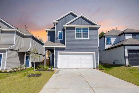 New construction Single-Family house 9278 Grace Ridge Drive, Willis, TX 77318 The Camden- photo 0