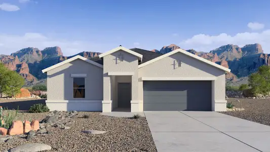 New construction Single-Family house 613 W Bunker Hill St, Florence, AZ 85132 plan Kingston - image
