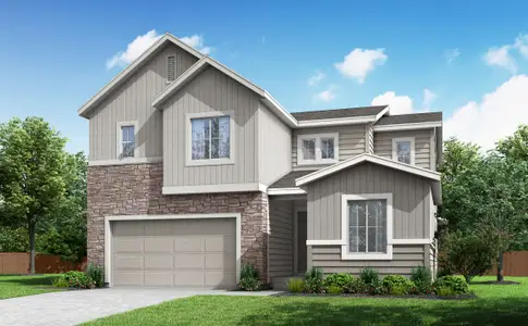 New construction Single-Family house 9993 Worchester St, Commerce City, CO 80022 plan 4035 - image