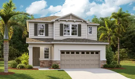 New construction Single-Family house 1693 Crooked Creek St, St. Cloud, FL 34771 plan Lynwood - image