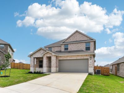 Front exterior of the Matador floorplan at a Meritage Homes community. Front exterior of the Matador floorplan at a Meritage Homes community.