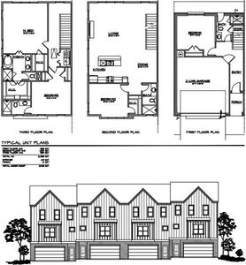 New construction Townhouse house 6321 Mason Ct, Dallas, TX 75227 plan Plan 2458 - image
