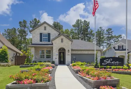 New construction Single-Family house 29719 Brushy Gables, Magnolia, TX 77354 plan Plan 4069 Elevation C - image