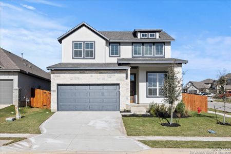 New construction Single-Family house 1608 Seekat Dr, New Braunfels, TX 78132 Davis- photo 0