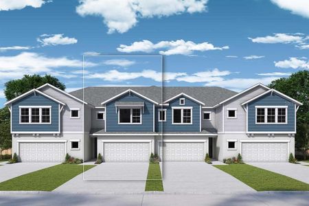 New construction Townhouse house 11746 Full Moon Lp, Parrish, FL 34219 - image