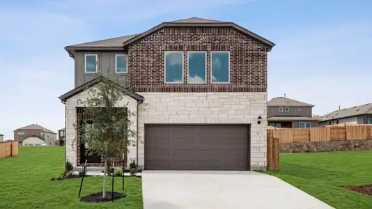 New construction Single-Family house 142 Jake Pine Dr, Buda, TX 78610 plan Merlin - image
