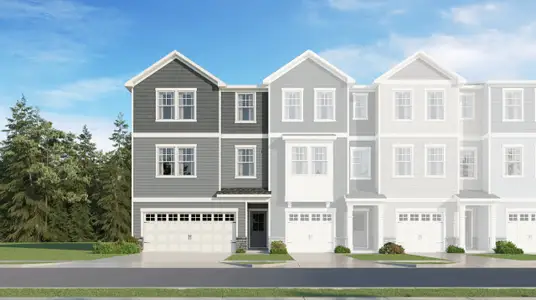 New construction Multi-Family house 247 Snowfield Dr, Garner, NC 27529 plan Bailey - image