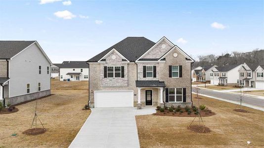 New construction Single-Family house 978 Blue Juniper Circle, Loganville, GA 30052 HOLBROOK- photo 0