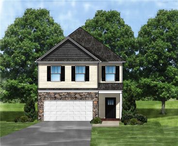 New construction Single-Family house 218 Brown Cir, Easley, SC 29642 plan Hidden Creek II - image