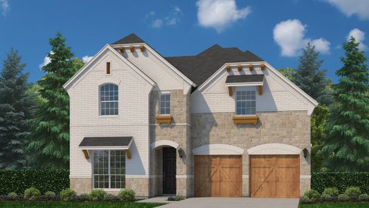 Plan 1137 Elevation B with Stone