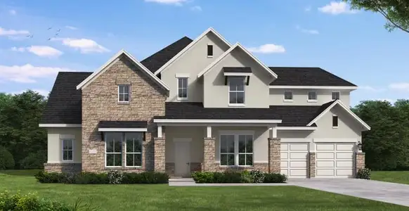 New construction Single-Family house 1113 Twisted Tarpley Ln, Georgetown, TX 78628 plan Weston - image