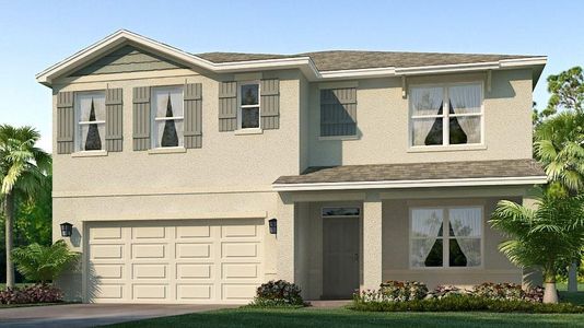 New construction Single-Family house 17218 Wheatberry Blvd, Parrish, FL 34219 Hayden- photo 0 0