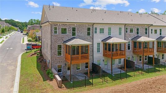 New construction Townhouse house 5695 Broad River Vw, Unit 444, Peachtree Corners, GA 30092 plan The Ellington - image