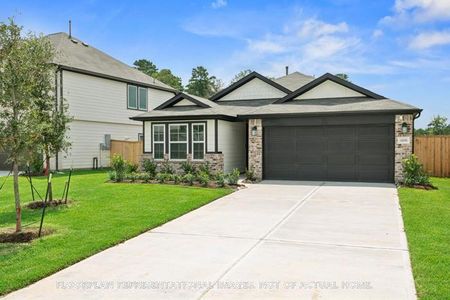 New construction Single-Family house 822 Ridgewood Cliffs Ct, Willis, TX 77378 plan Freestone - Smart Series - image