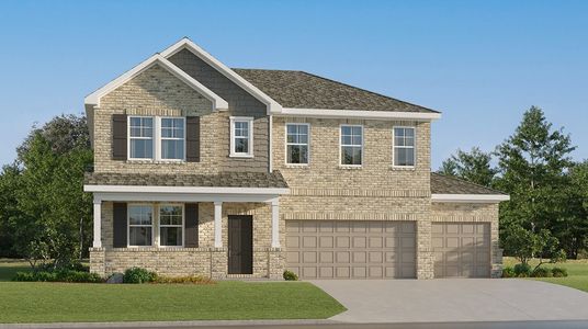 New construction Single-Family house 3498 Chota Ln, Bethlehem, GA 30620 plan Portland - image