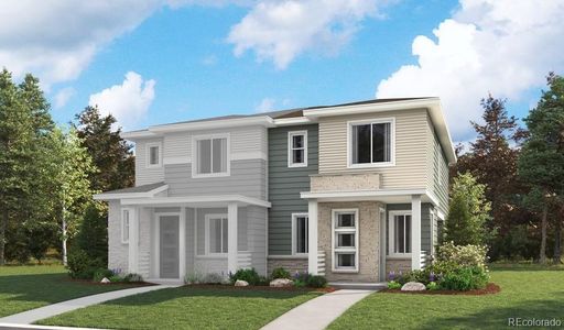 New construction Duplex house 8487 Eagle River Street, Littleton, CO 80125 Chicago- photo 0