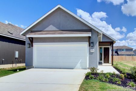 New construction Single-Family house 884 Casetta Trail, New Braunfels, TX 78130 Patio Series - Colorado- photo 0