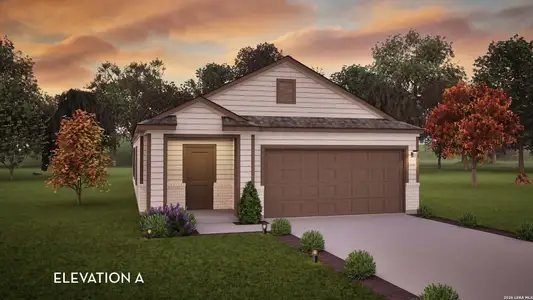 New construction Single-Family house 6547 Cibolo Spgs, Converse, TX 78109 plan Pecan - image