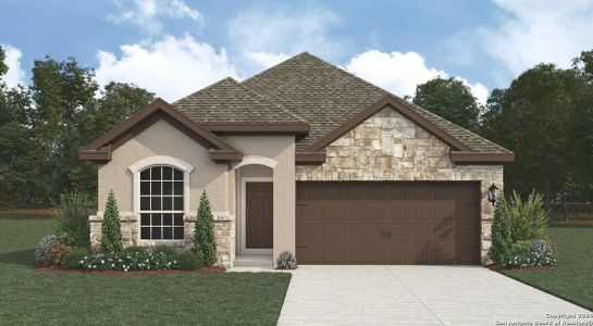 New construction Single-Family house 964 Nolte Bnd, Seguin, TX 78155 Salerno- photo 0