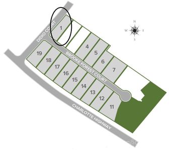 Homesite 1 of just 19 Homes.