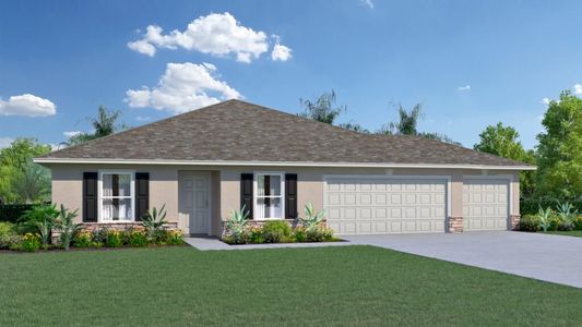 New construction Single-Family house Spring Hill, FL 34609 plan Sylvester - image